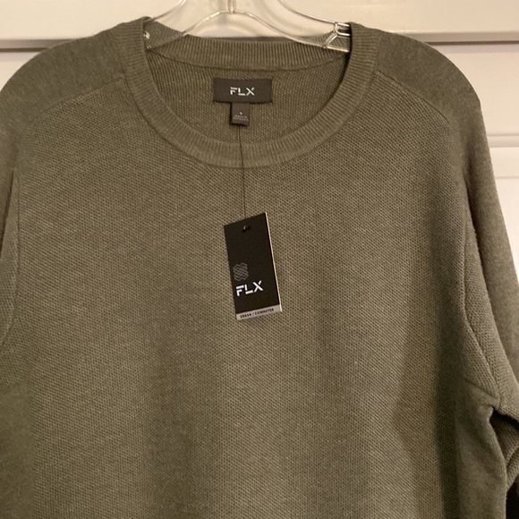 NWT FLX Crew Neck Sweater - Picture 2 of 6